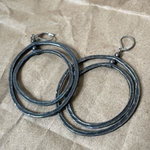 Metal Hoop Earrings
